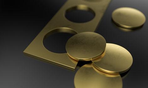 Brass dial blanks