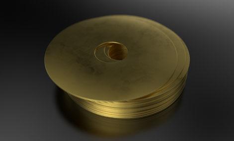 Brass discs