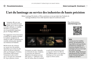 PME Magazine - L’art du laminage au service des industries de haute précision